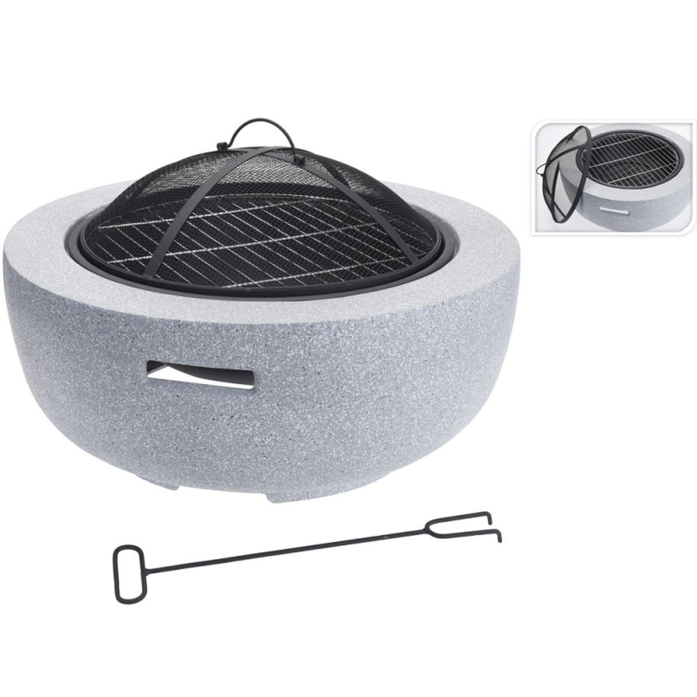 Fire Bowl Mgo With Bbq Rack